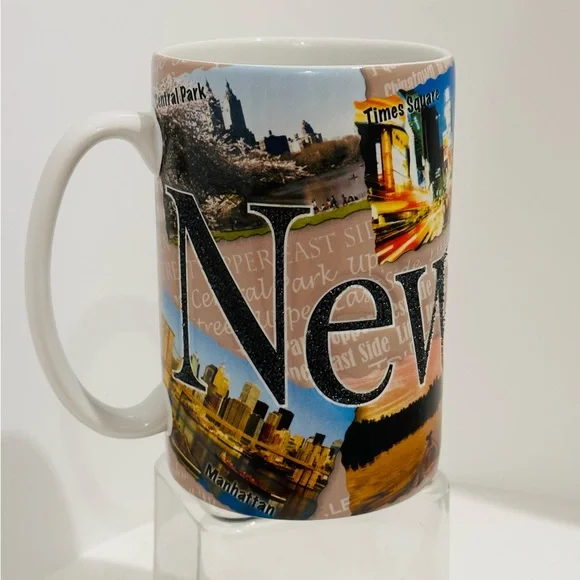 Americaware | Kitchen | Americaware Ny City Coffee Mug 207 Embossed 3d  Large Handle Letters 03990 | Poshmark
